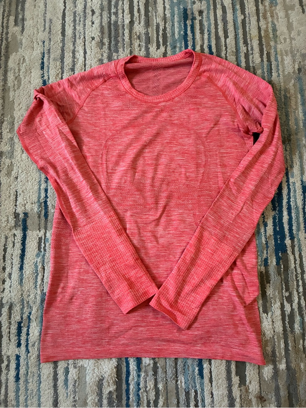 Lululemon Swiftly Shirt Womens 10 Pink Long Sleeve Yoga Run Gym & Running